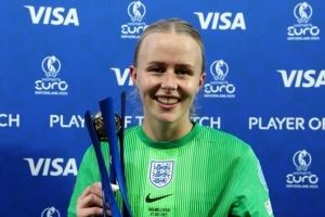 汉普顿：凯莉去罚点球前我还在想，是不是她进了我们就赢了？